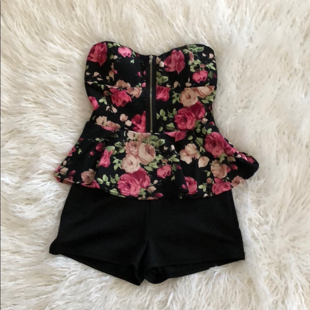 Peplum romper